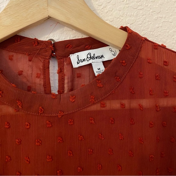 Sam Edelman JULIAN TEXTURED BLOUSON SLEEVE SWEATER - Picture 4 of 5